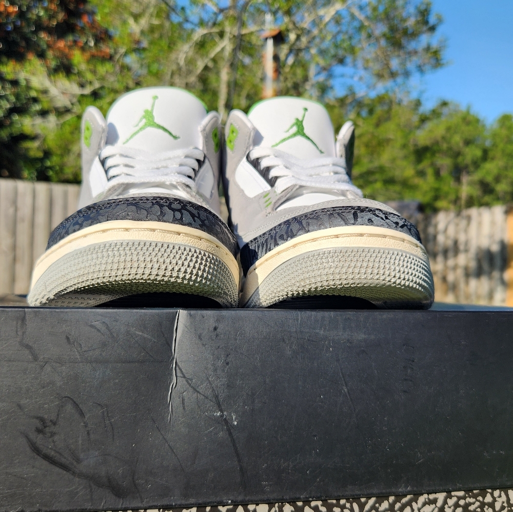 Nike Air Jordan 3 Retro “Chlorophyll” 2018 136064-006 Size 9 Men’s - Picture 4 of 14